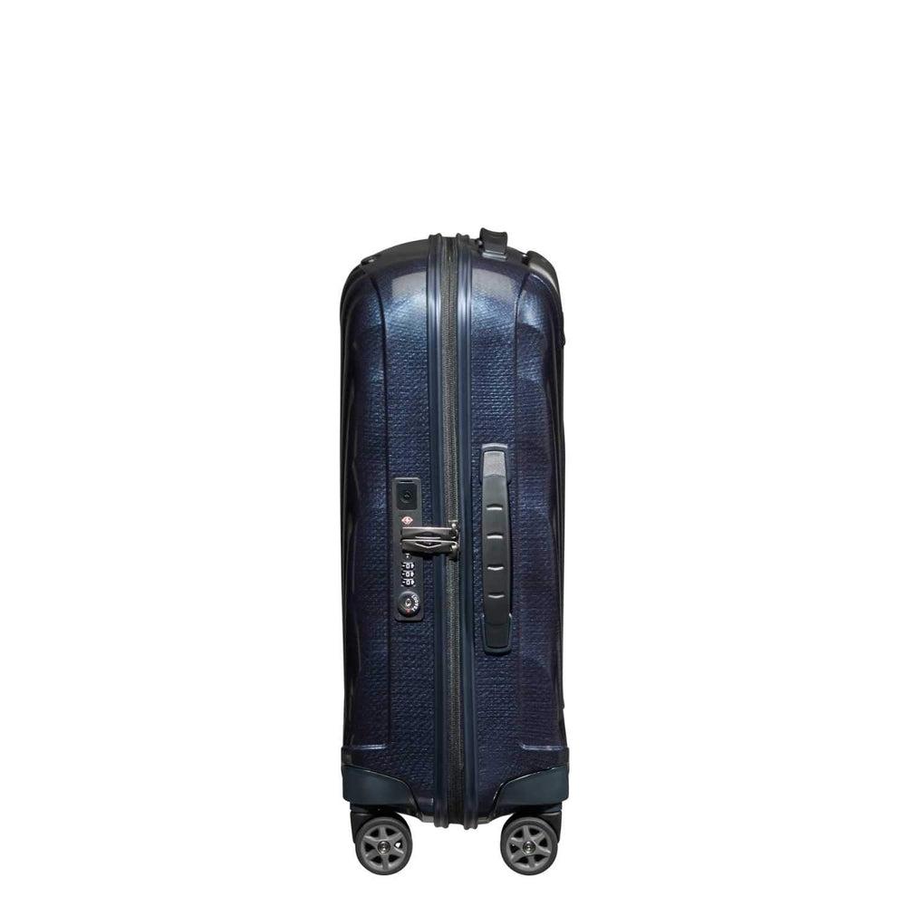 Samsonite C-Lite Ultralett hard utvidbar kabinkoffert 55cm / 42 L Blå-Harde kofferter-BagBrokers