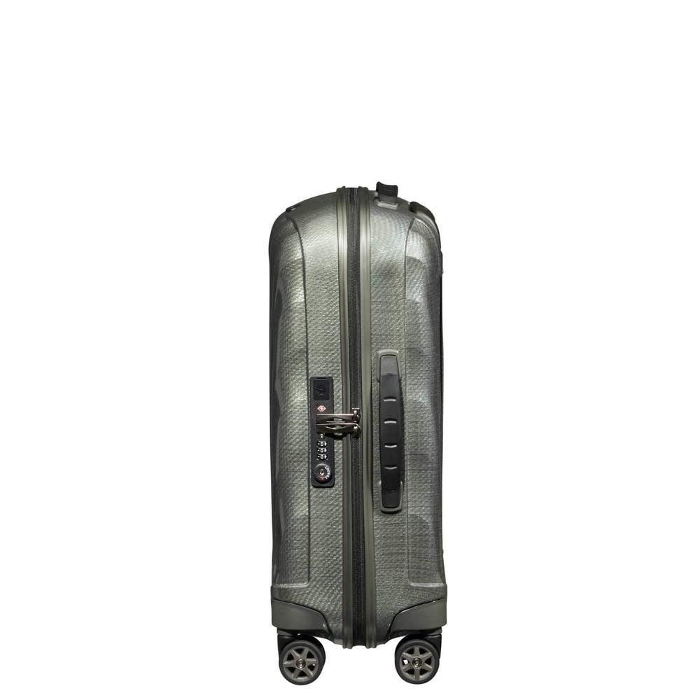 Samsonite C-Lite Ultralett hard utvidbar Kabinkoffert 55cm/ 42 L Grønn-Harde kofferter-BagBrokers