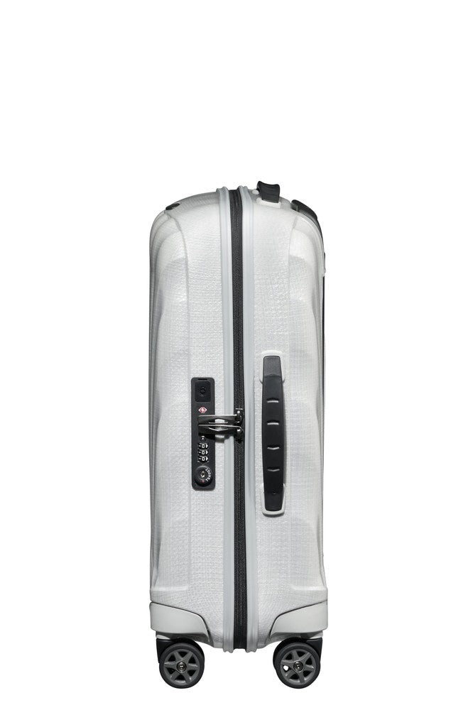 Samsonite C-Lite Ultralett hard utvidbar kabinkoffert 55 cm/42 L Offwhite-Harde kofferter-BagBrokers