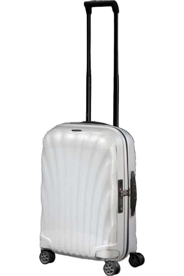 Samsonite C-Lite Ultralett hard utvidbar kabinkoffert 55 cm/42 L Offwhite-Harde kofferter-BagBrokers