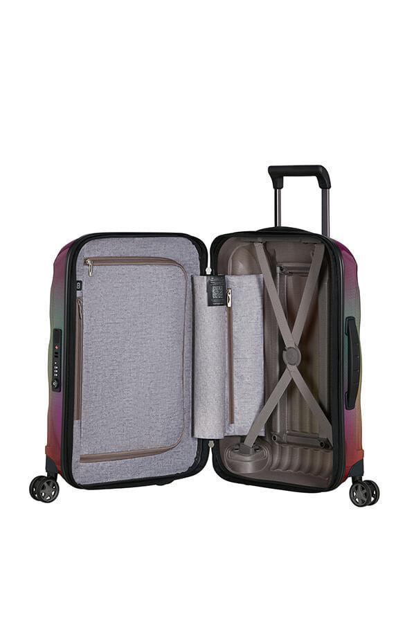 Samsonite C-Lite utvidbar kabinkoffert med 4 hjul 55 cm Colourburst-Harde kofferter-BagBrokers