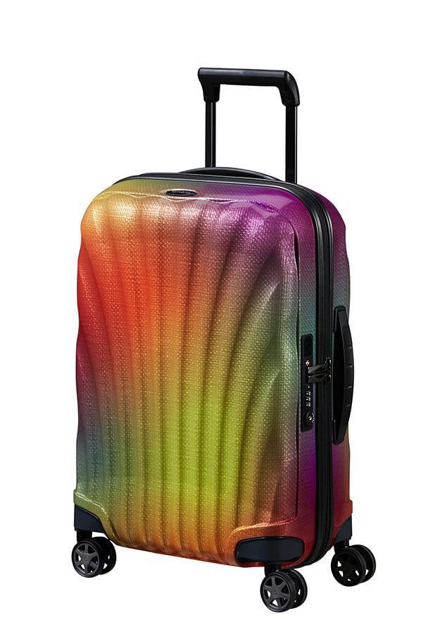 Samsonite C-Lite utvidbar kabinkoffert med 4 hjul 55 cm Colourburst-Harde kofferter-BagBrokers