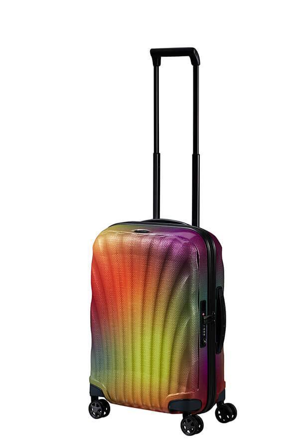 Samsonite C-Lite utvidbar kabinkoffert med 4 hjul 55 cm Colourburst-Harde kofferter-BagBrokers