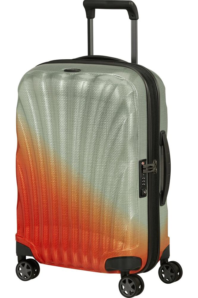 Samsonite C-Lite utvidbar kabinkoffert med 4 hjul 55 cm LTD Gradient Sage-Harde kofferter-BagBrokers