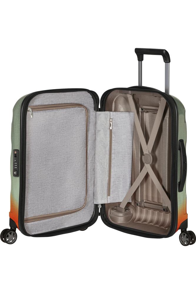 Samsonite C-Lite utvidbar kabinkoffert med 4 hjul 55 cm LTD Gradient Sage-Harde kofferter-BagBrokers