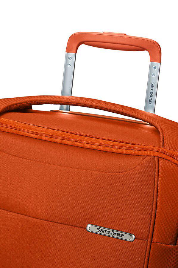 Samsonite D'Lite kabinkoffert med 4 hjul 55 cm Utvidbar Bright Orange-Myke kofferter-BagBrokers