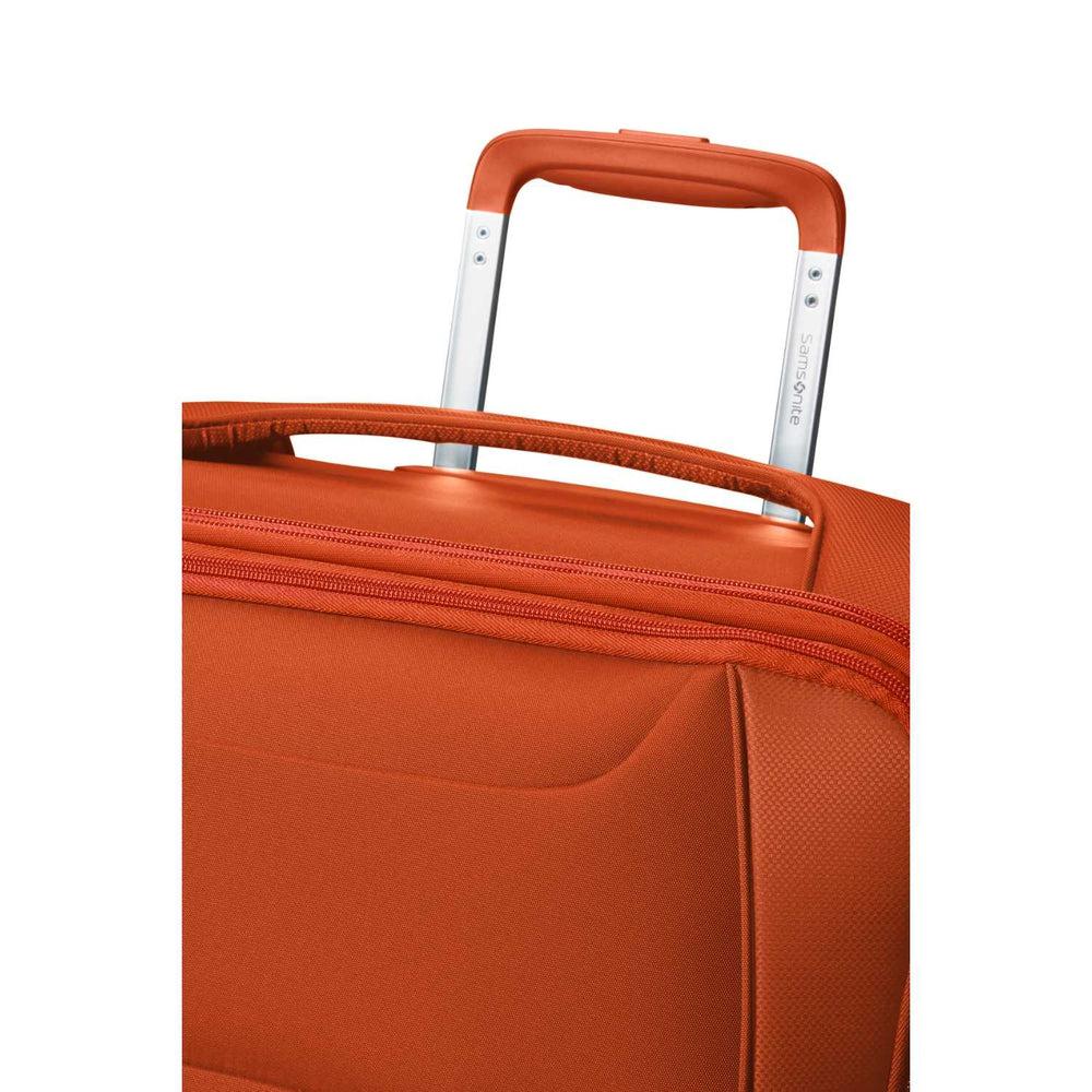 Samsonite D'Lite lett myk utvidbar stor koffert 78 cm Bright Orange-Myke kofferter-BagBrokers