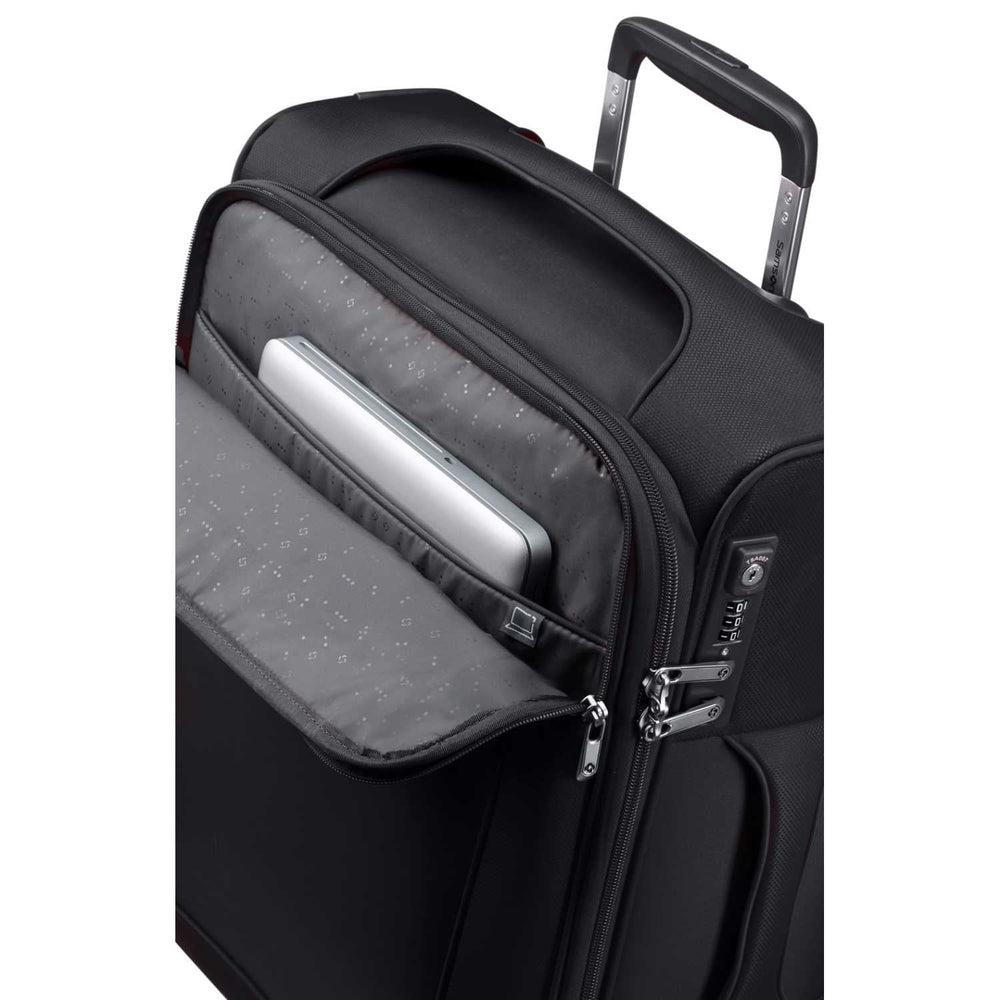 Samsonite D'Lite kabinkoffert med 2 hjul Utvidbar Black-Myke kofferter-BagBrokers