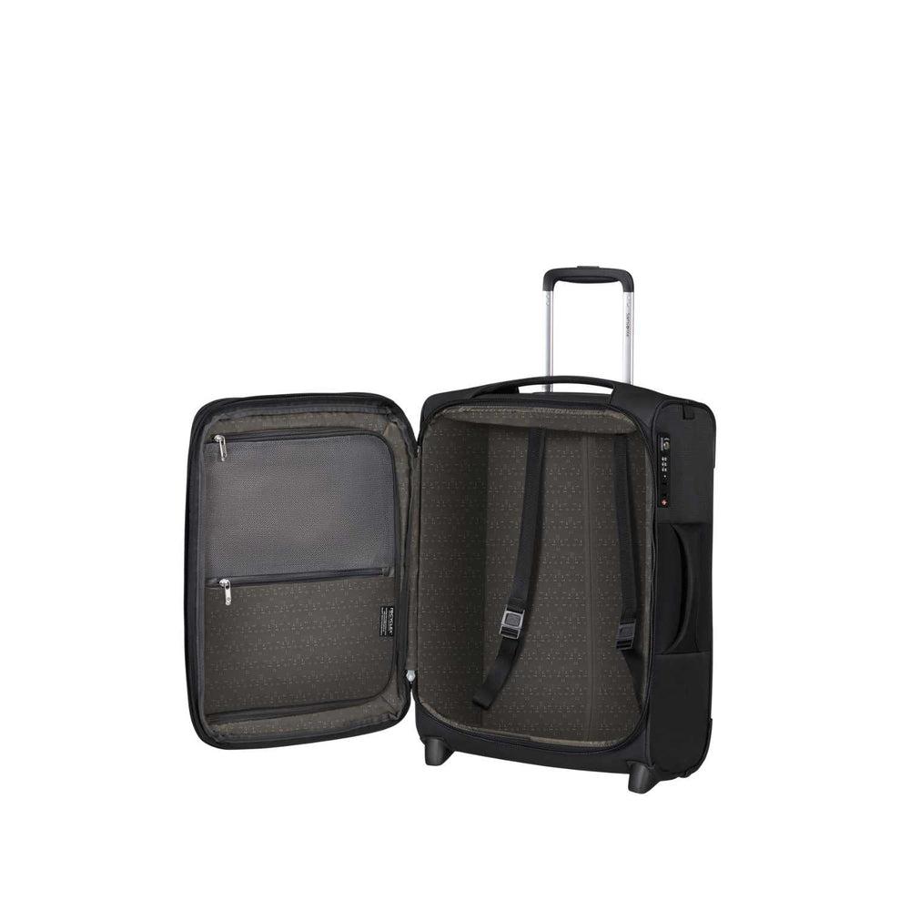 Samsonite D'Lite kabinkoffert med 2 hjul Utvidbar Black-Myke kofferter-BagBrokers