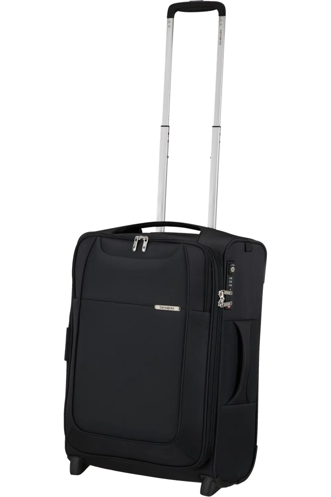 Samsonite D'Lite kabinkoffert med 2 hjul Utvidbar Black-Myke kofferter-BagBrokers