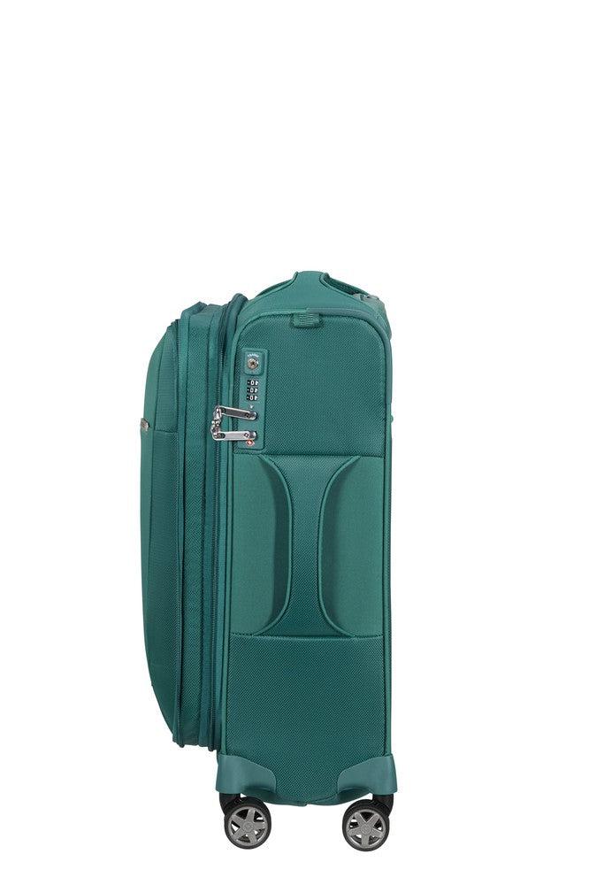 Samsonite D'Lite utvidbar kabinkoffert med 4 hjul 55 cm Northern Blue-Myke kofferter-BagBrokers