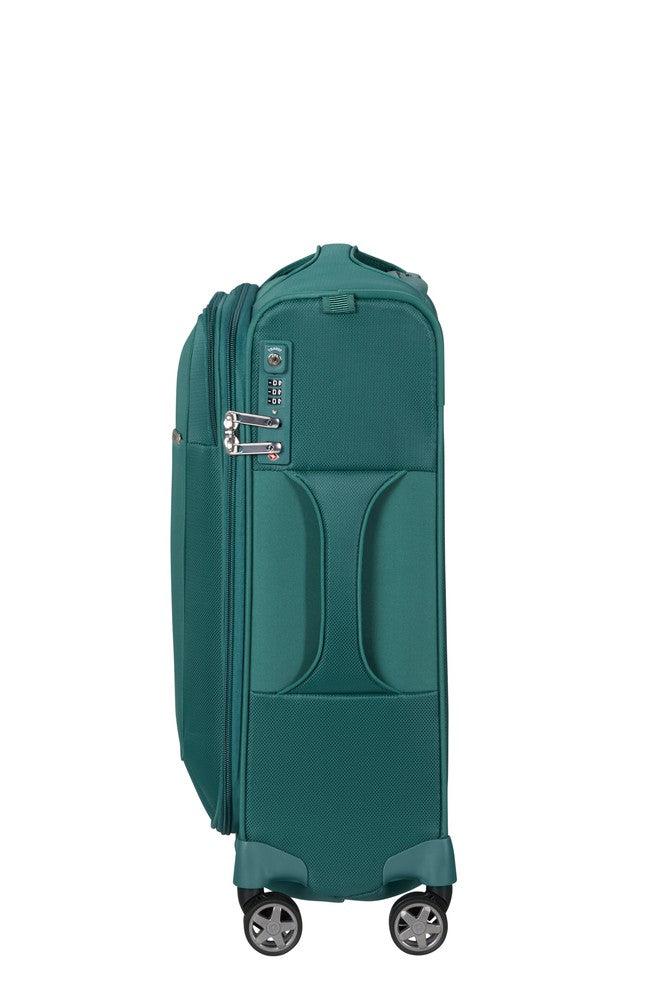 Samsonite D'Lite utvidbar kabinkoffert med 4 hjul 55 cm Northern Blue-Myke kofferter-BagBrokers