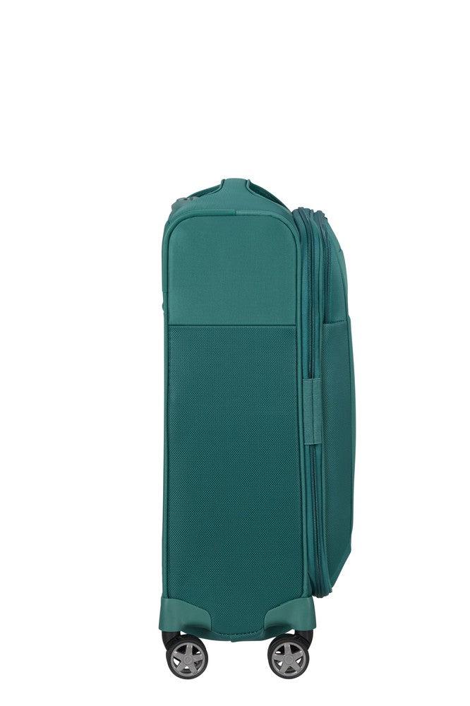 Samsonite D'Lite utvidbar kabinkoffert med 4 hjul 55 cm Northern Blue-Myke kofferter-BagBrokers