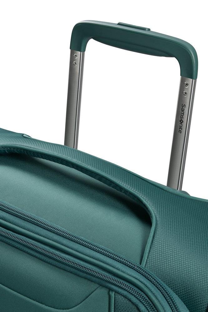 Samsonite D'Lite utvidbar kabinkoffert med 4 hjul 55 cm Northern Blue-Myke kofferter-BagBrokers