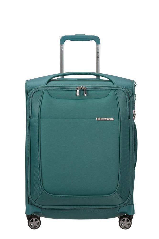 Samsonite D'Lite utvidbar kabinkoffert med 4 hjul 55 cm Northern Blue-Myke kofferter-BagBrokers