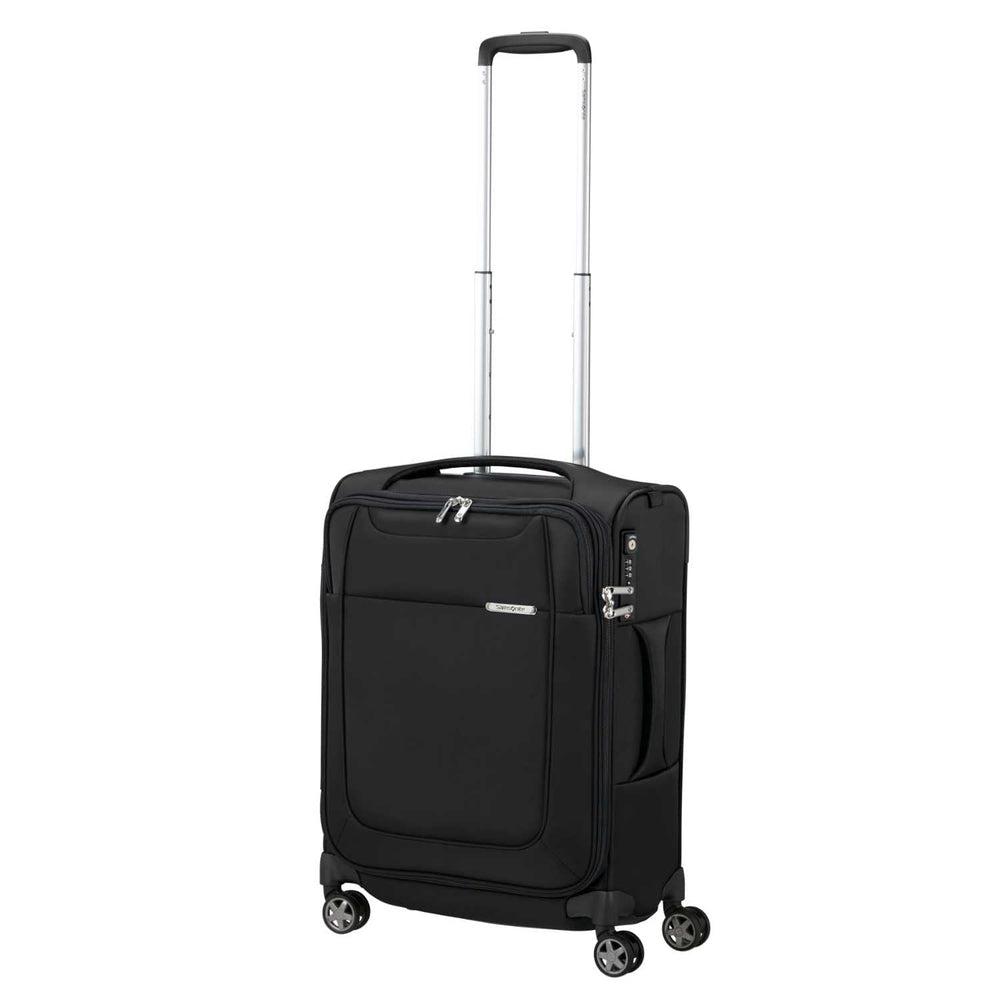 Samsonite D'Lite kabinkoffert med 4 hjul 55 cm (20cm) 1,9 kg Svart-Myke kofferter-BagBrokers