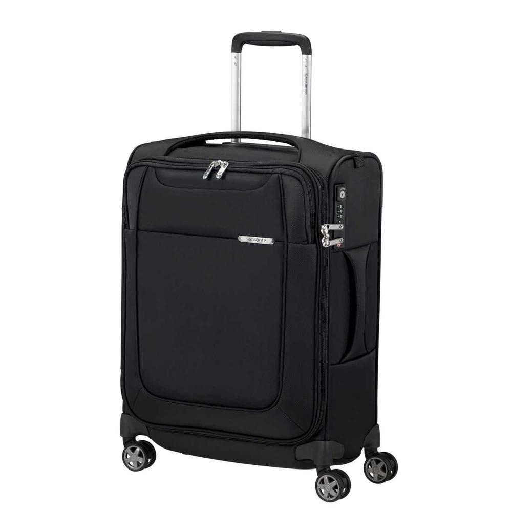 Samsonite D'Lite kabinkoffert med 4 hjul 55 cm (20cm) 1,9 kg Svart-Myke kofferter-BagBrokers