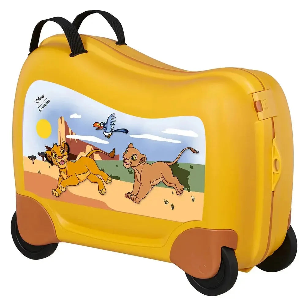 Samsonite Dream2Go Disney Ride-On Simba Kabinkoffert Gul-Barnekoffert-BagBrokers