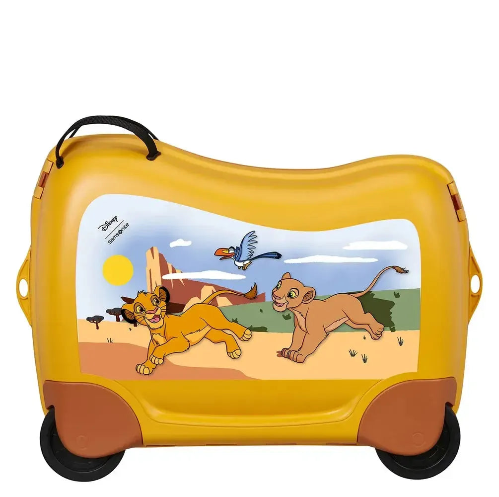 Samsonite Dream2Go Disney Ride-On Simba Kabinkoffert Gul-Barnekoffert-BagBrokers