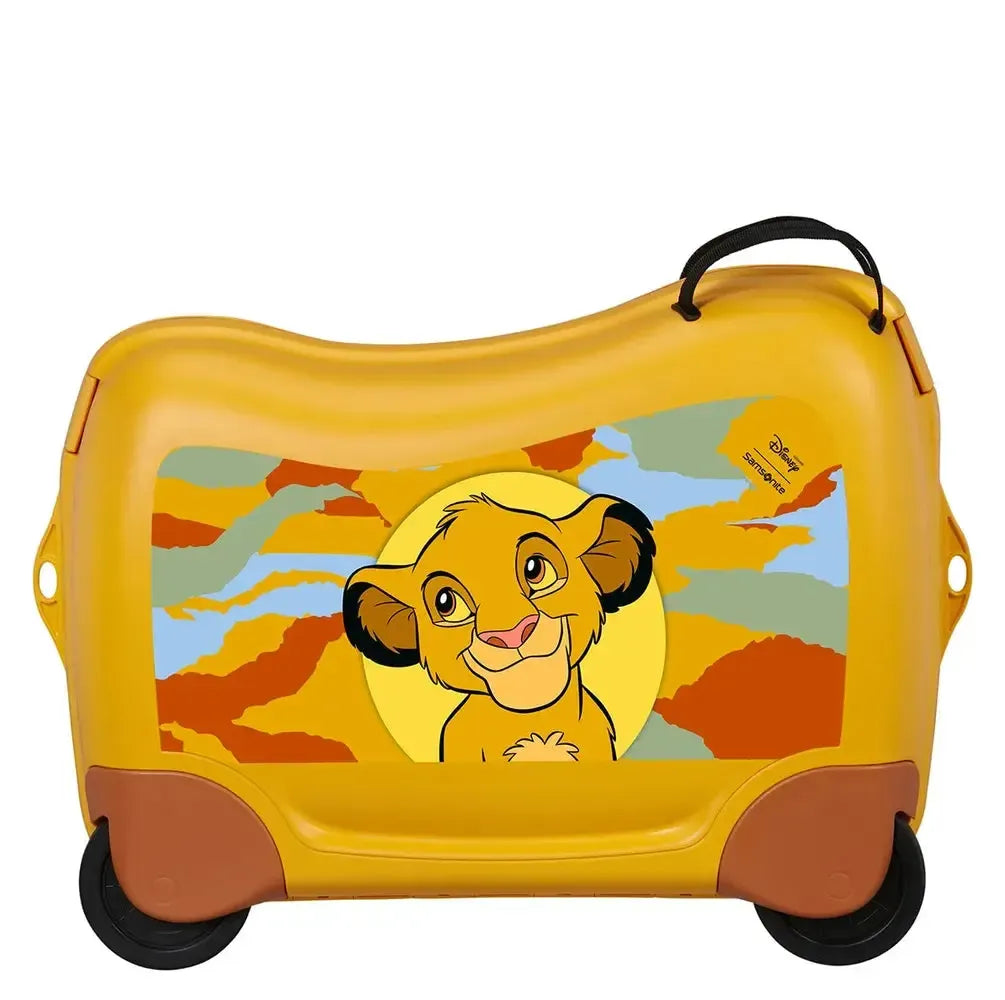 Samsonite Dream2Go Disney Ride-On Simba Kabinkoffert Gul-Barnekoffert-BagBrokers
