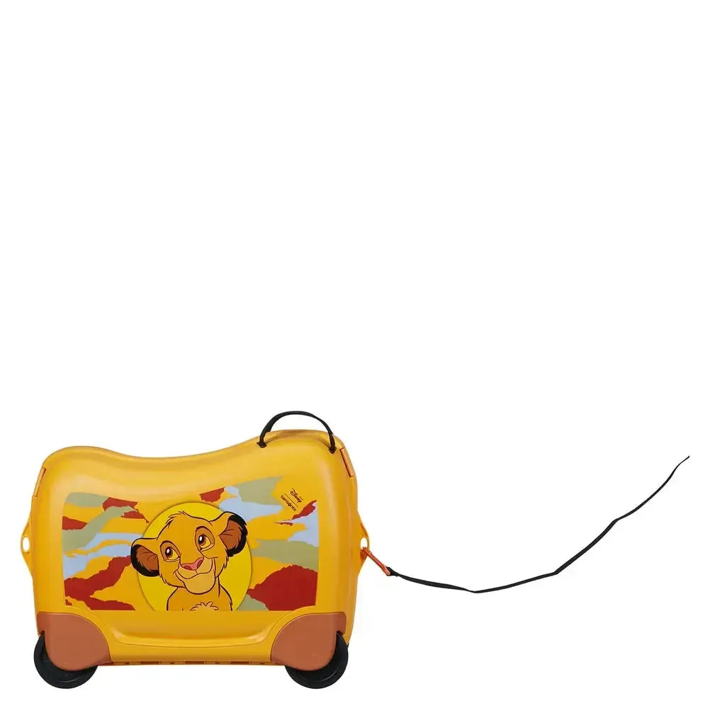 Samsonite Dream2Go Disney Ride-On Simba Kabinkoffert Gul-Barnekoffert-BagBrokers