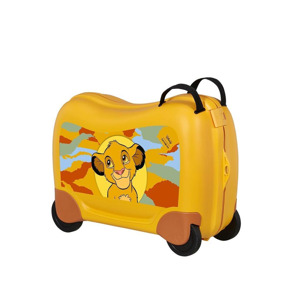 Samsonite Dream2Go Disney Ride-On Simba Kabinkoffert Gul-Barnekoffert-BagBrokers