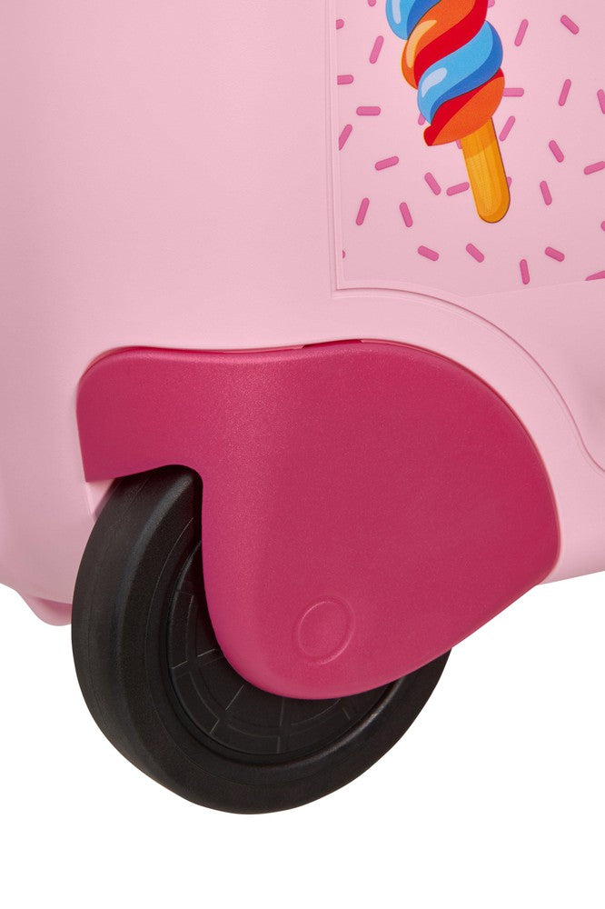 Samsonite Dream2Go Disney Ride-On Isbil Kabinkoffert Rosa-Barnekoffert-BagBrokers