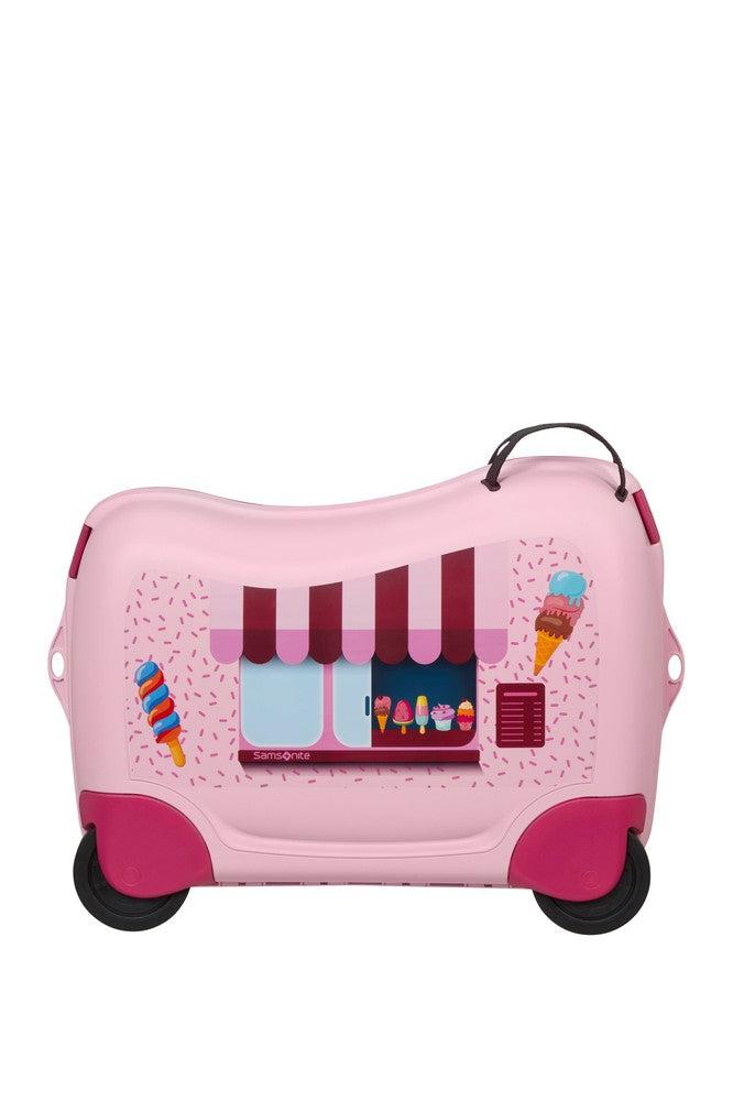 Samsonite Dream2Go Disney Ride-On Isbil Kabinkoffert Rosa-Barnekoffert-BagBrokers