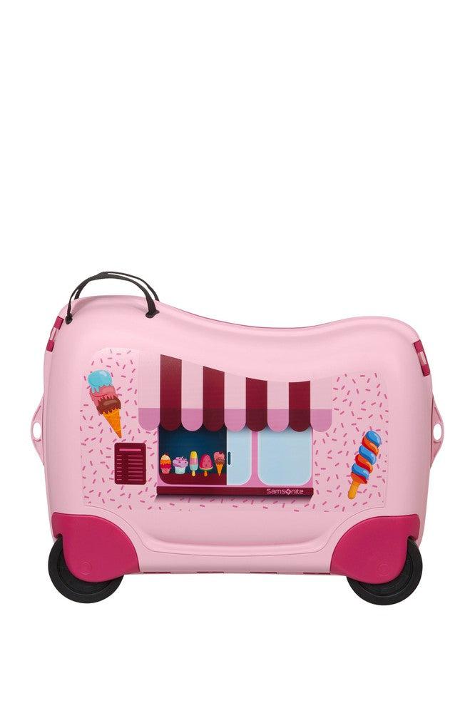 Samsonite Dream2Go Disney Ride-On Isbil Kabinkoffert Rosa-Barnekoffert-BagBrokers