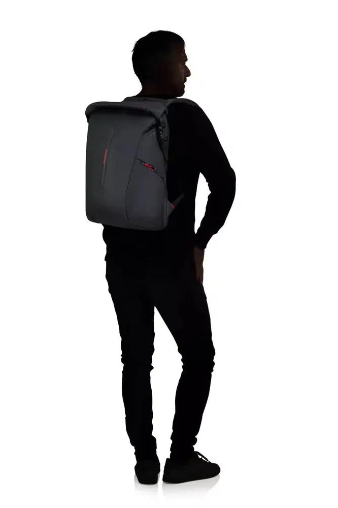 Samsonite ECODIVER Backpack Rolltop Black-PC-sekk-BagBrokers