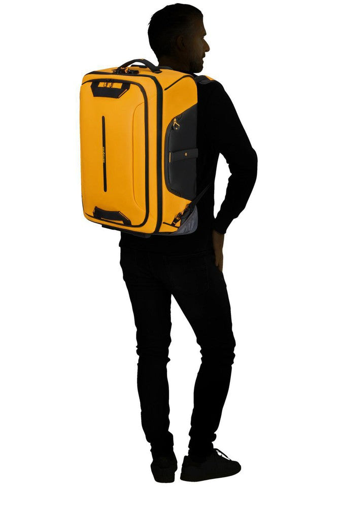 Samsonite ECODIVER Kabin duffelbag/Backpack med 2 hjul Yellow-Bagger-BagBrokers