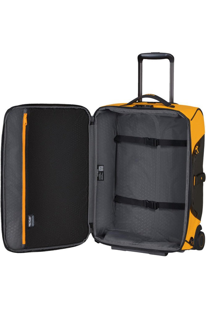 Samsonite ECODIVER Kabin duffelbag/Backpack med 2 hjul Yellow-Bagger-BagBrokers