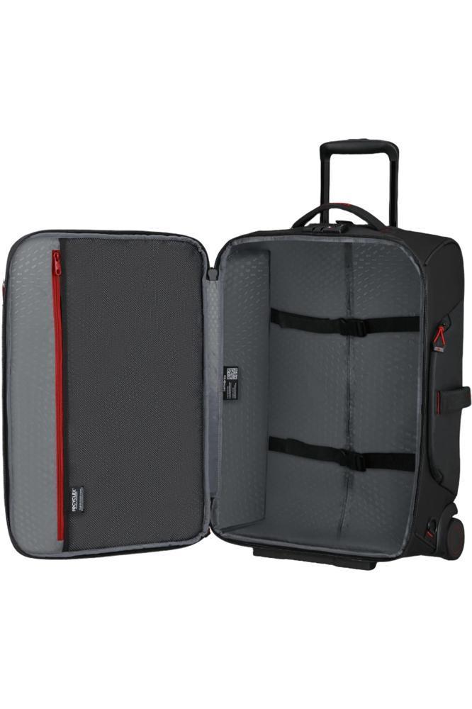 Samsonite ECODIVER Kabin duffelbag/Backpack med hjul Black-Bagger-BagBrokers