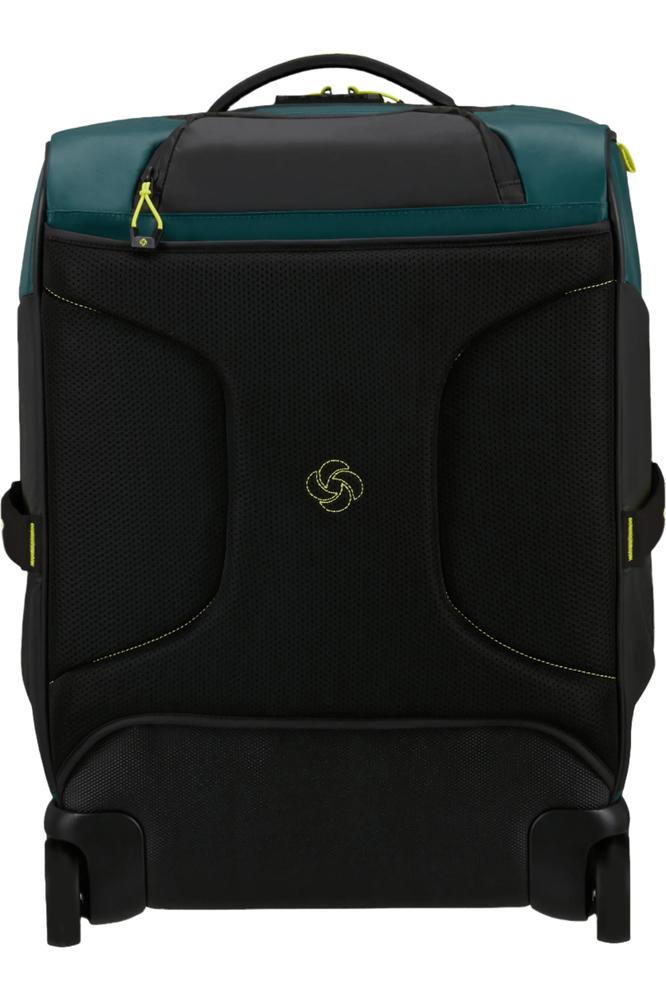 Samsonite ECODIVER Kabin duffelbag/Backpack med hjul Dark Teal/Lime-Bagger-BagBrokers