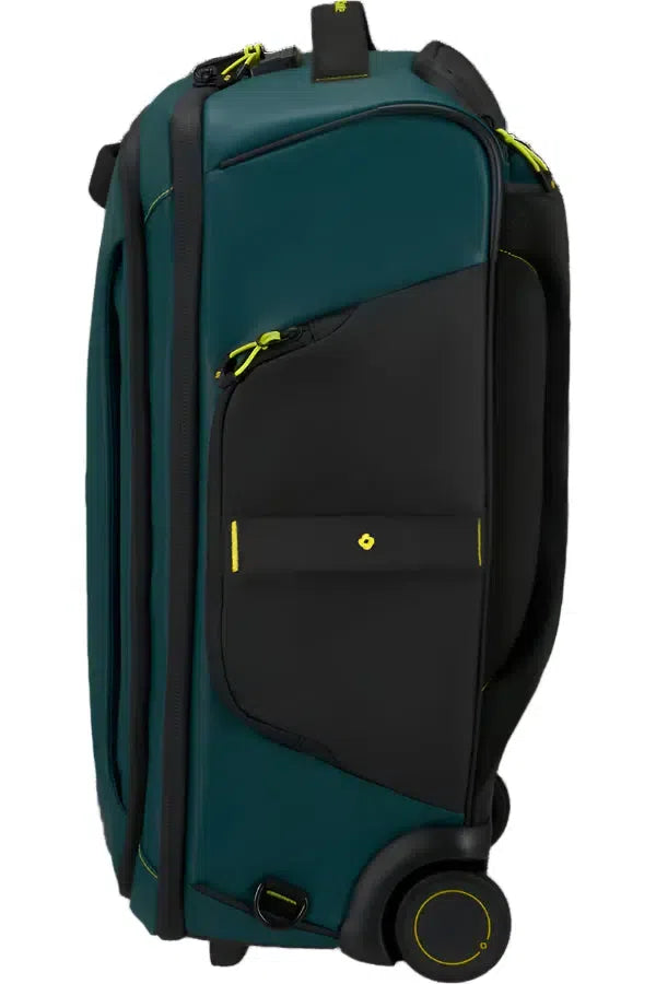 Samsonite ECODIVER Kabin duffelbag/Backpack med hjul Dark Teal/Lime-Bagger-BagBrokers