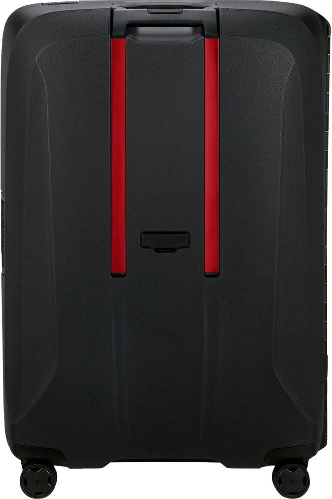 Samsonite ESSENS™ ekstra stor koffert 81 cm 4 hjul Charcoal/Red-Harde kofferter-BagBrokers
