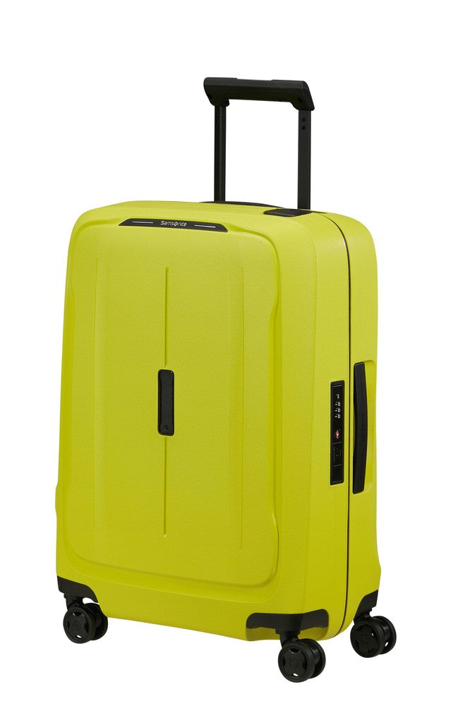 Samsonite ESSENS™ hard Kabin koffert 55 cm 4 hjul Lime-Harde kofferter-BagBrokers