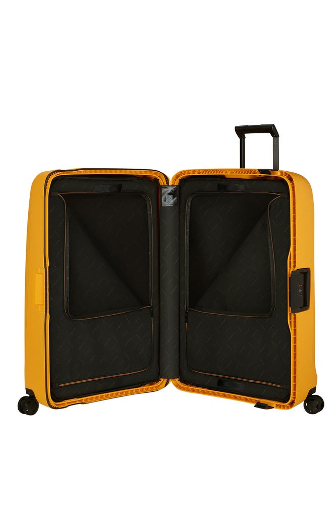 Samsonite ESSENS™ ekstra stor koffert 81 cm 4 hjul Radiant Yellow-Harde kofferter-BagBrokers