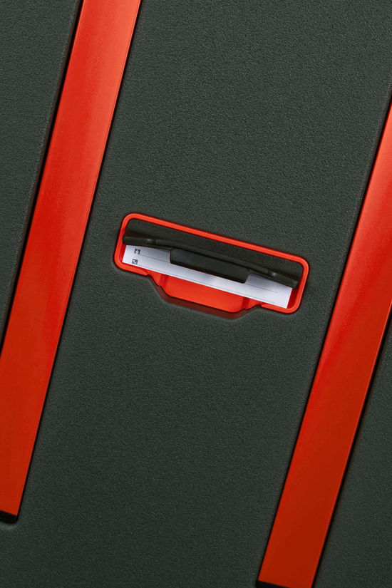 Samsonite ESSENS™ hard Kabin koffert 55 cm 4 hjul LTD Green/Orange-Harde kofferter-BagBrokers