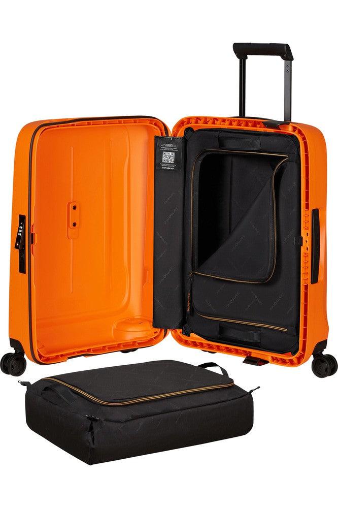 Samsonite ESSENS™ hard Kabin koffert 55 cm 4 hjul Papaya Orange-Harde kofferter-BagBrokers