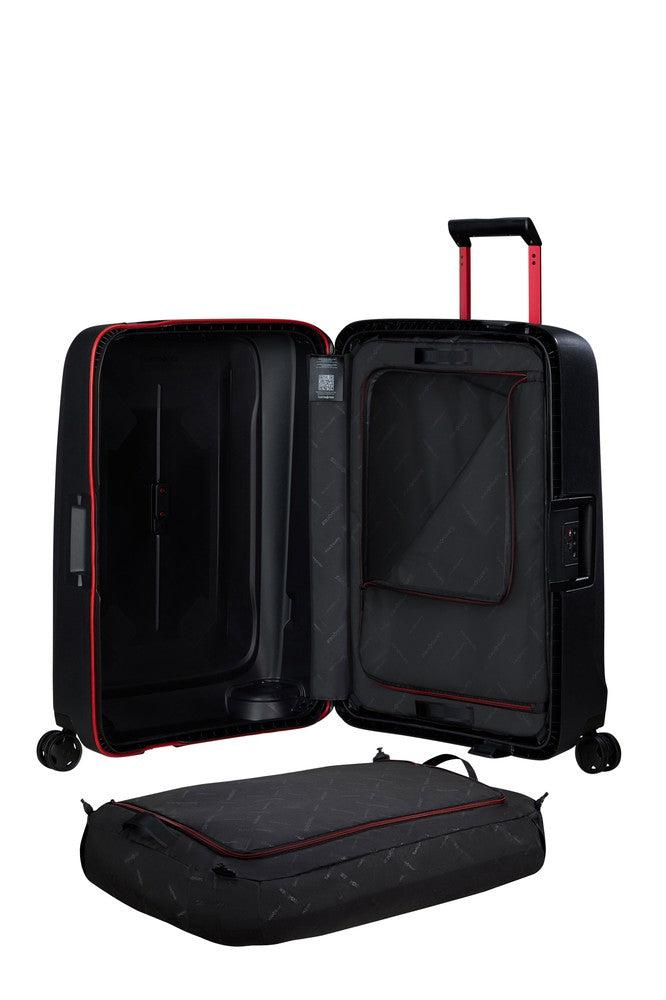 Samsonite ESSENS™ hard medium koffert 69 cm 4 hjul Charcoal/Red-Harde kofferter-BagBrokers