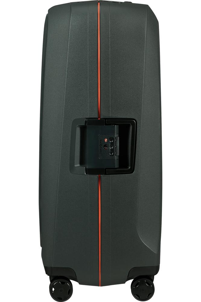 Samsonite ESSENS™ hard stor koffert 75 cm 4 hjul LTD Green/Orange-Harde kofferter-BagBrokers