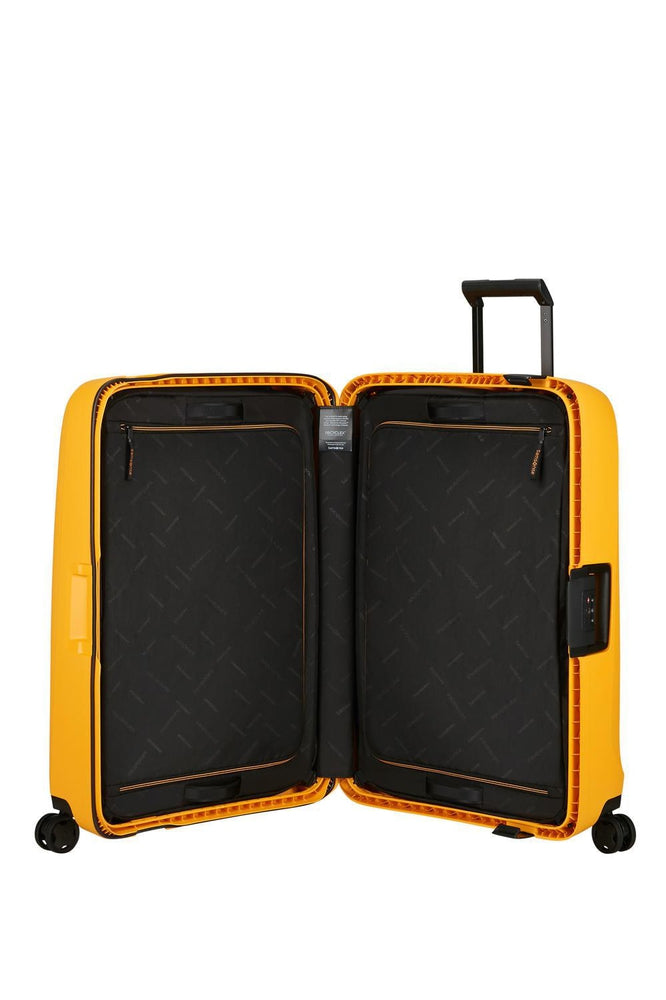 Samsonite ESSENS™ hard stor koffert 75 cm 4 hjul Radient Yellow-Harde kofferter-BagBrokers