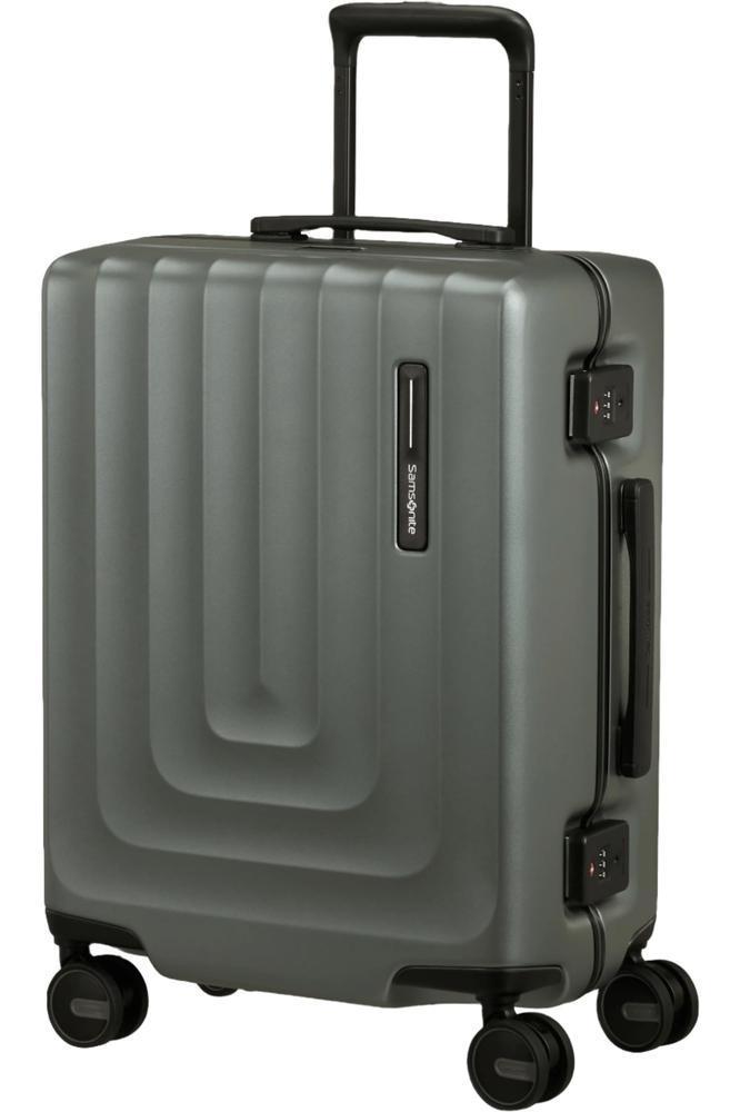 Samsonite FOCUS Kabinkoffert med 4 hjul 55 cm Matt Sage Khaki-Harde kofferter-BagBrokers
