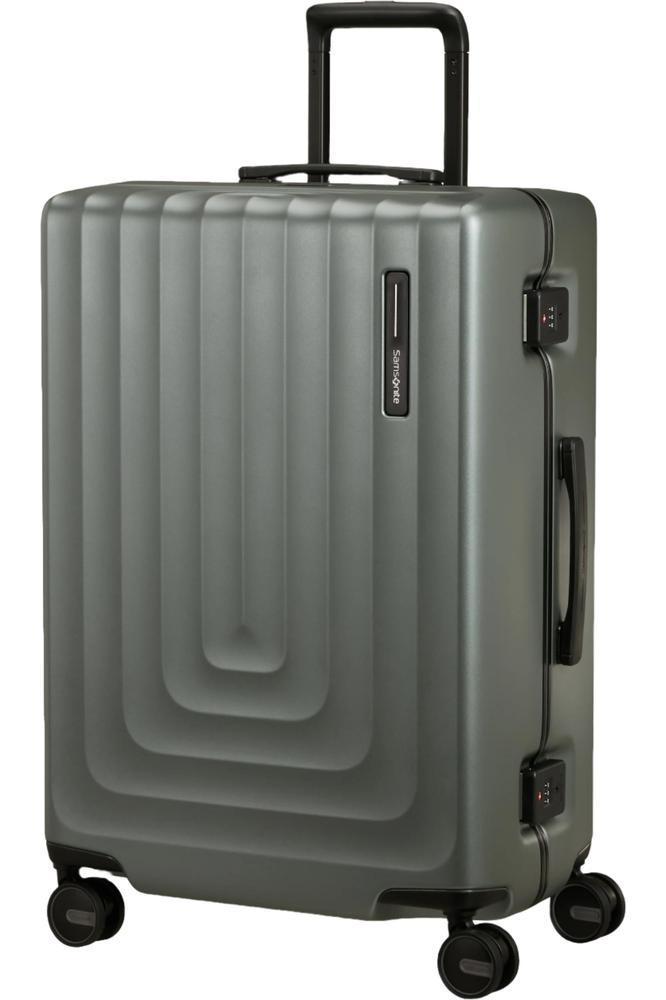 Samsonite FOCUS Koffert med 4 hjul 69cm Matt Sage Khaki-Harde kofferter-BagBrokers