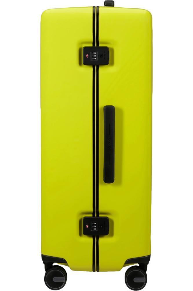 Samsonite FOCUS Koffert med 4 hjul 75 cm Metallic Lime-Harde kofferter-BagBrokers
