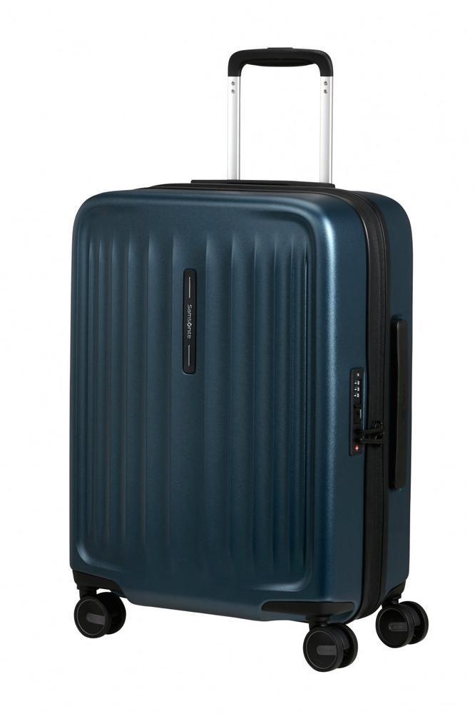 Samsonite FYRM Koffertsett i 3 deler Steel Blue-Harde kofferter-BagBrokers