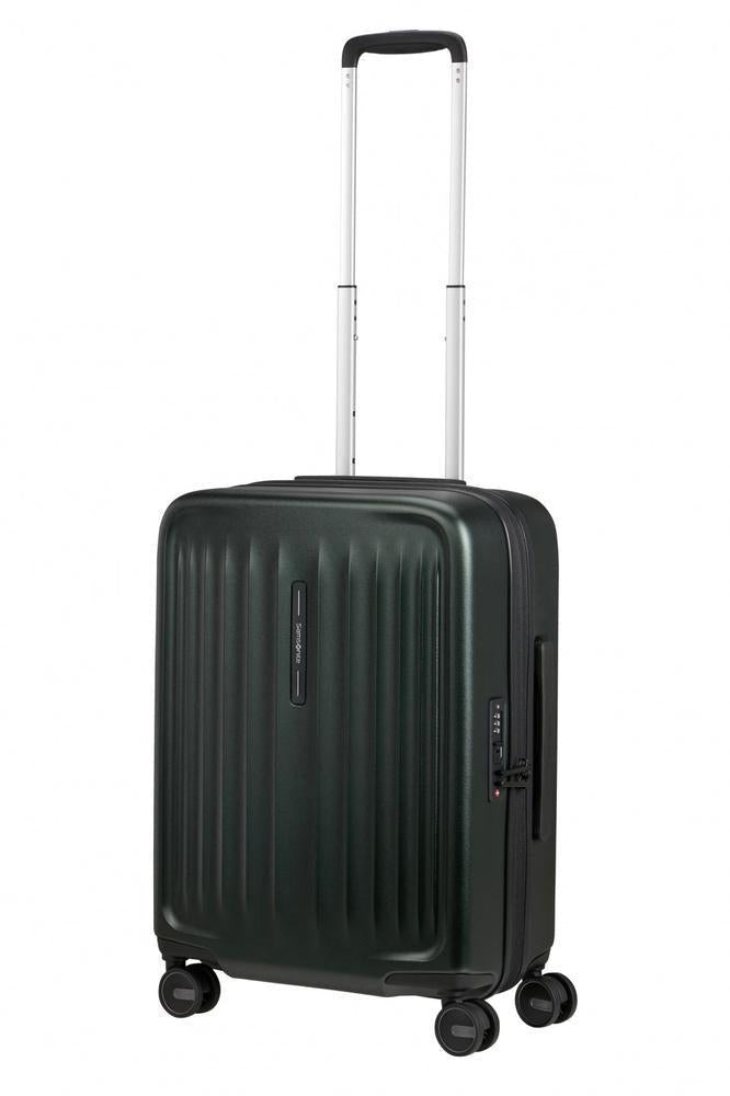 Samsonite FYRM utvidbar Kabin koffert 55 cm Deep Green-Harde kofferter-BagBrokers
