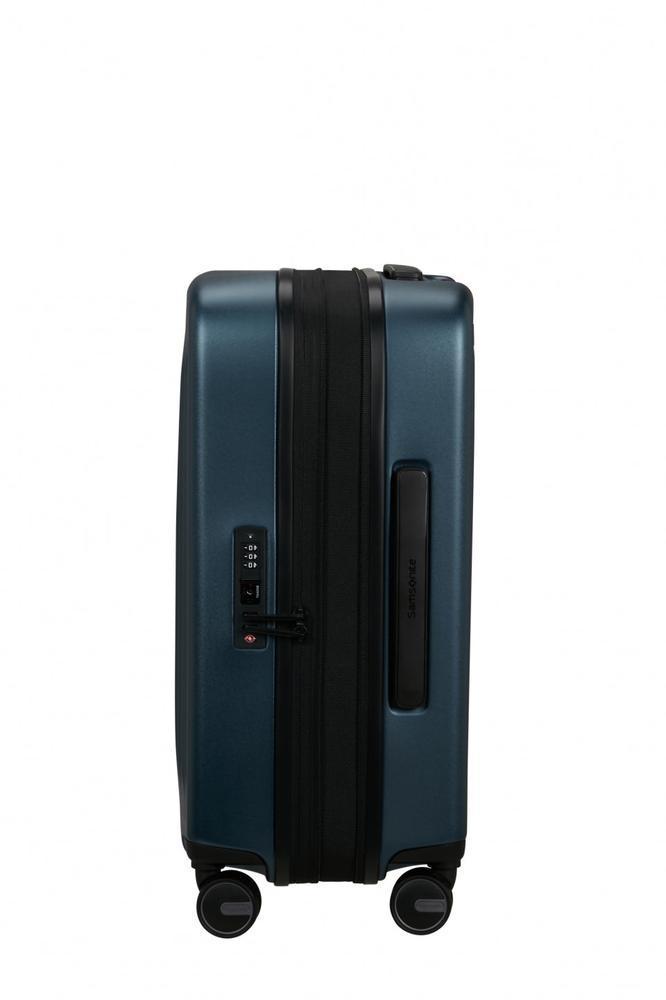 Samsonite FYRM utvidbar Kabin koffert 55 cm Steel Blue-Harde kofferter-BagBrokers