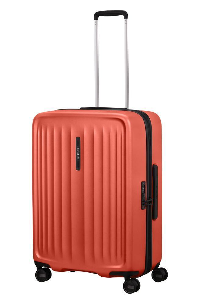 Samsonite FYRM utvidbar Medium koffert 67 cm Burnt Orange-Harde kofferter-BagBrokers